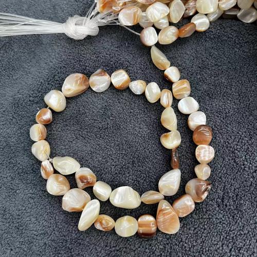 Natural Sea Shell Beads, conchiglia marina, Irregolare, DIY,  about:8-9mm, Appross. 37PC/filo, Venduto da filo