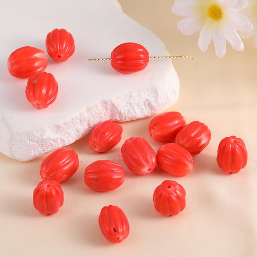 Natural Coral Beads DIY red Sold By PC