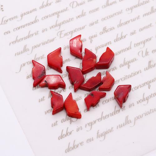 Synthetic Coral Beads Ingot DIY red mm Sold By PC