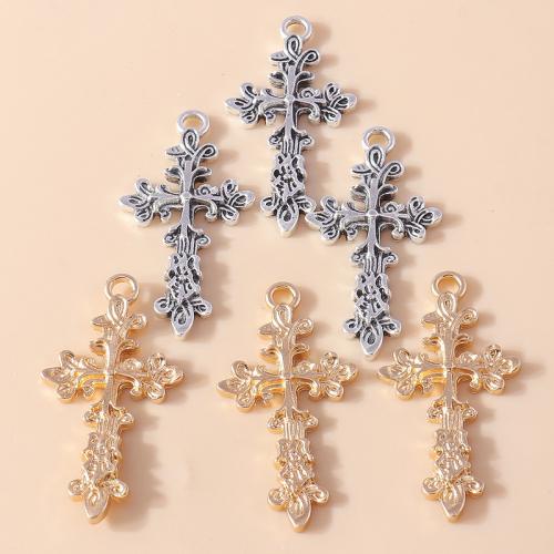 Zinc Alloy Cross Pendants plated DIY Sold By Bag