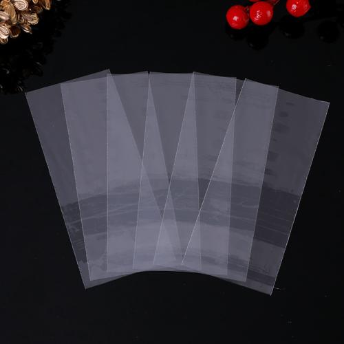 PE Plastic open end bag Rectangle dustproof & waterproof clear Sold By Bag