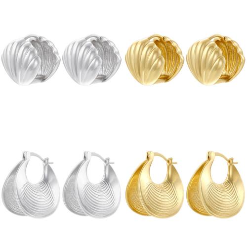 Brass Drop Earring plated fashion jewelry & for woman Sold By Pair