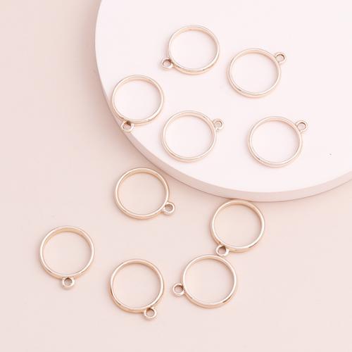 Zinc Alloy Pendants Round plated DIY Sold By Bag