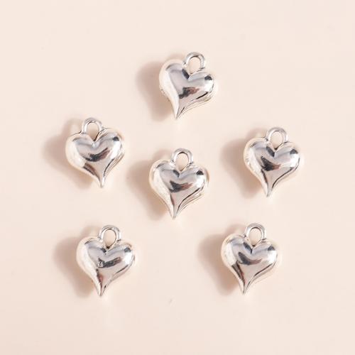 Zinc Alloy Heart Pendler, forgyldt, du kan DIY, 20pc'er/Bag, Solgt af Bag