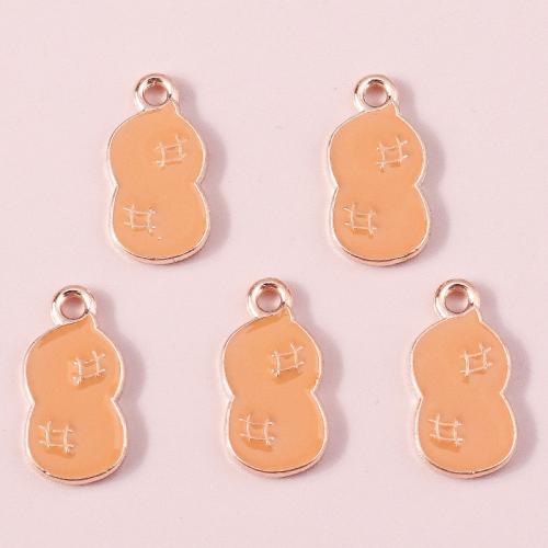 Zinc Alloy Pendants Peanut plated DIY & enamel Sold By Bag