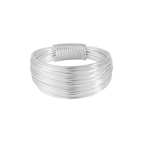 925er Sterling Silber Fingerring, verschiedene Größen vorhanden & für Frau, Silberfarbe, Größe:5-8, verkauft von PC