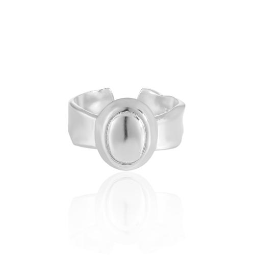 925 sterling zilver Manchet Finger Ring, verstelbaar & voor vrouw & mat, meer kleuren voor de keuze, Maat:6.5, Verkocht door PC