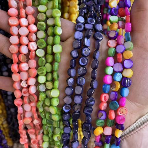 Natural Colored Shell Beads Freshwater Shell Nuggets DIY mm Approx Sold By Bag