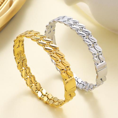 Stainless Steel Bangle 304 Stainless Steel plated fashion jewelry & for woman & hollow Sold By PC