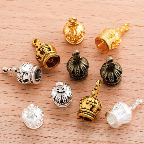 Zinc Alloy Crown Pendants plated DIY Sold By Bag