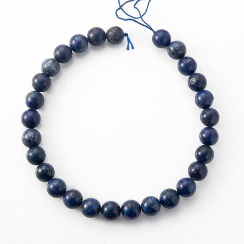 Natural Lapis Lazuli Beads Round polished Sold Per Approx 15.7 Inch Strand