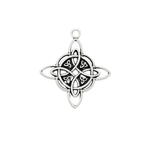 Zinc Alloy Pendants antique silver color plated DIY nickel lead & cadmium free Sold By Bag