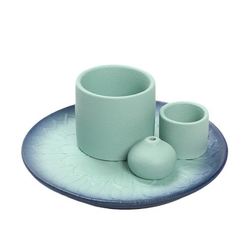 Porcelana Asiento de incienso, para el hogar y la oficina, más colores para la opción, Vendido por Set