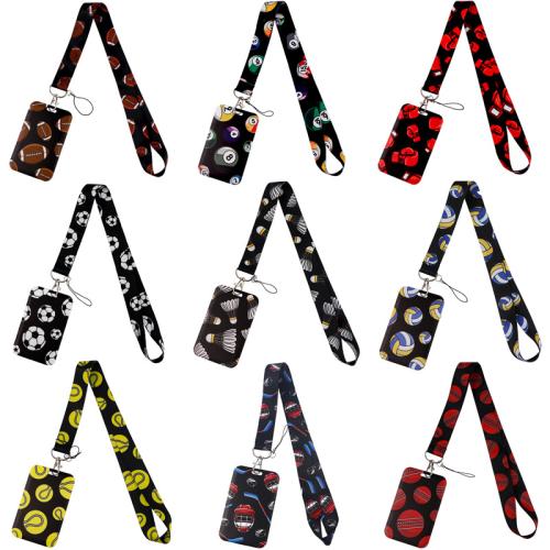 Lanyard-Kartenhalter, Polyester, Multifunktions & verschiedene Stile für Wahl & verschiedene Muster für Wahl, verkauft von PC