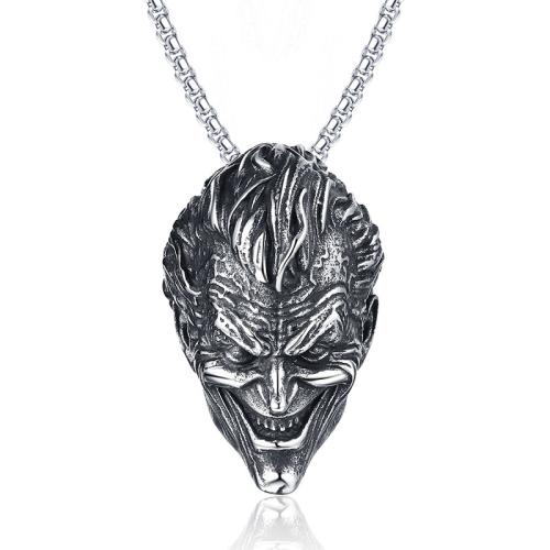 Stainless Steel Jewelry Necklace 304 Stainless Steel vintage design & fashion jewelry & for man original color Sold By PC