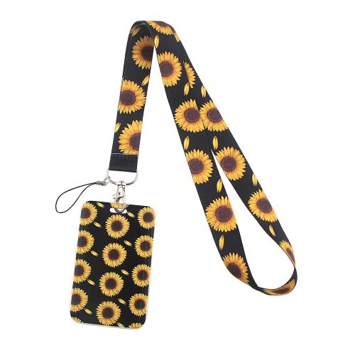 Lanyard-Kartenhalter, Polyester, mit Kunststoff, Multifunktions & verschiedene Muster für Wahl, keine, verkauft von PC