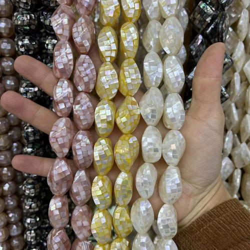 Sea Shell Χάντρα, DIY, περισσότερα χρώματα για την επιλογή, 14x28mm, Περίπου 14PCs/Strand, Sold Με Strand