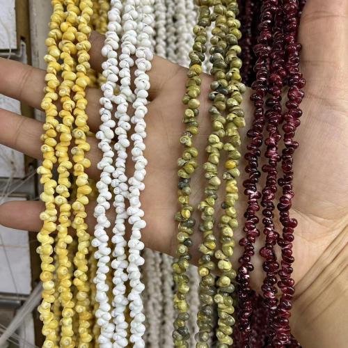 Natural Colored Shell Beads Snail DIY 6mm Approx Sold Per Approx 90 cm Strand