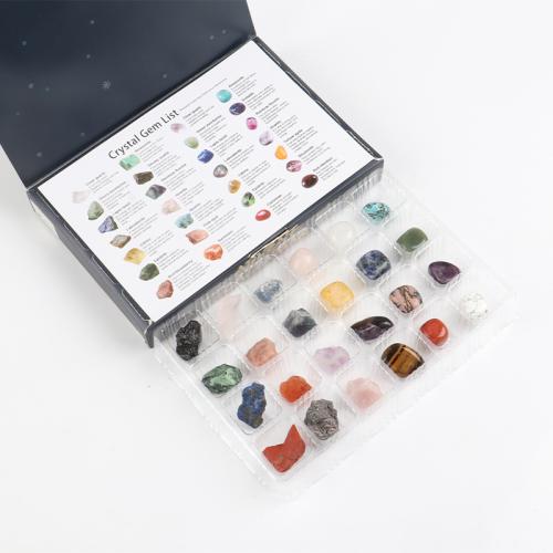 Gemstone Decoration fashion jewelry mixed colors Sold By Box