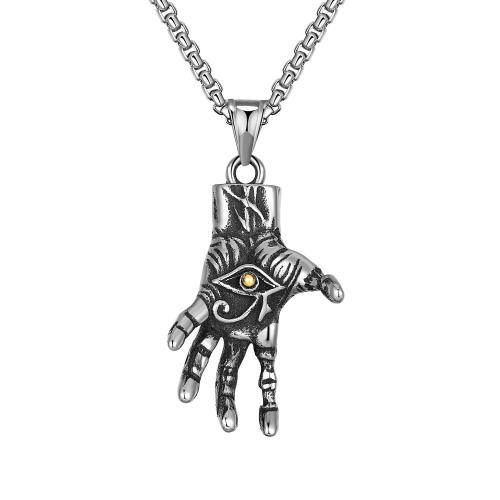 Stainless Steel Jewelry Necklace 304 Stainless Steel Hand fashion jewelry & for man original color Sold By PC