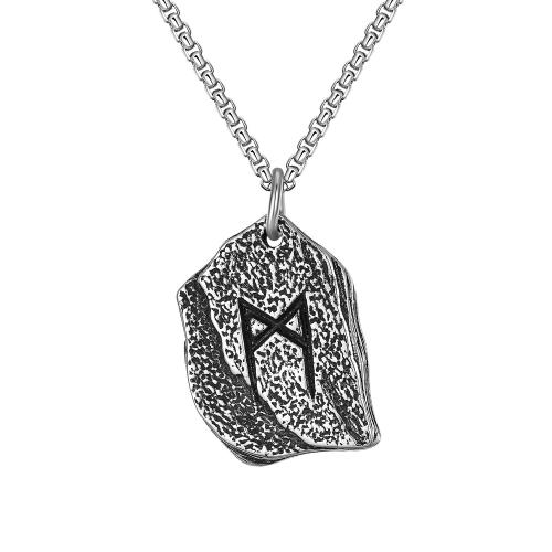 Stainless Steel Jewelry Necklace 304 Stainless Steel Antique finish fashion jewelry & for man original color Sold By PC