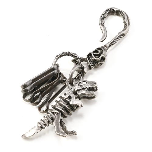 Bag Purse Charms Keyrings Keychains Zinc Alloy with Iron antique silver color plated Halloween Design & DIY Sold By PC