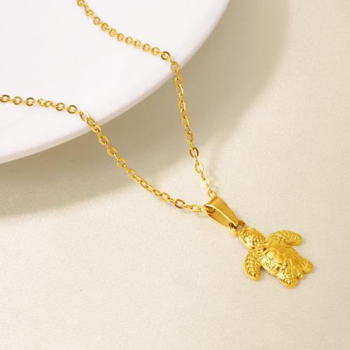 Stainless Steel Jewelry Necklace 304 Stainless Steel Vacuum Ion Plating for woman Sold By Bag