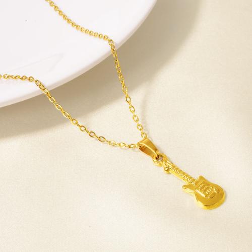 Stainless Steel Jewelry Necklace 304 Stainless Steel Vacuum Ion Plating for woman Sold By Bag