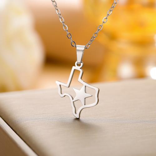 Stainless Steel Jewelry Necklace 304 Stainless Steel Vacuum Ion Plating for woman Sold By Bag