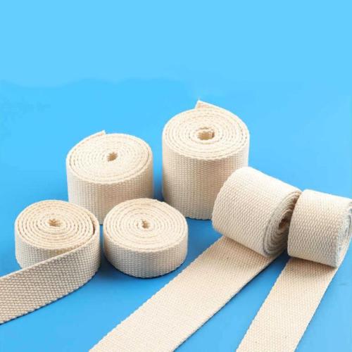 Polyester and Cotton Ribbon DIY beige Approx Sold By Spool