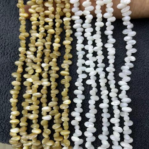 Natuurlijke schelp kralen, Top Shell, Traan, DIY, meer kleuren voor de keuze, 4x8mm, Ca 114pC's/Strand, Verkocht door Strand