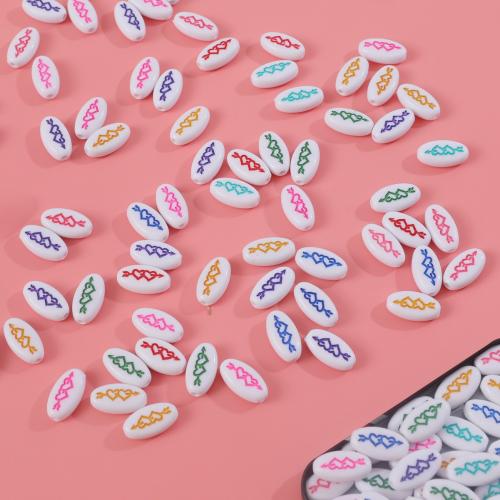 Acrylic Jewelry Beads DIY & enamel Approx Sold By Bag