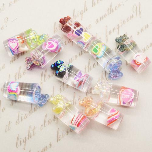 Acrylic Pendants DIY & epoxy gel mixed colors mm Sold By Bag