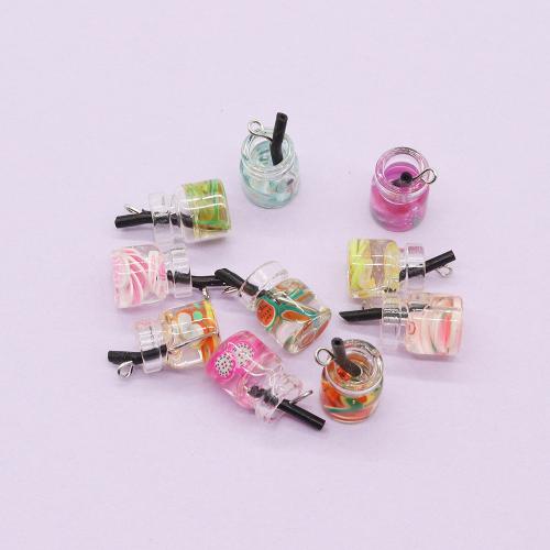 Acrylic Pendants Resin DIY mixed colors 10-20mm Approx Sold By Bag