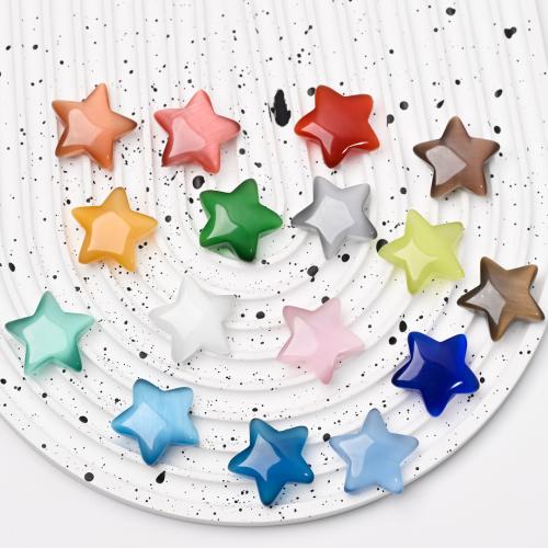 Cats Eye Pendants Star DIY 30mm Sold By PC