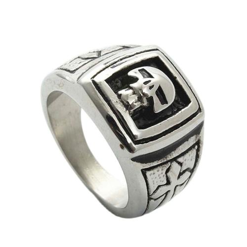 Stainless Steel Finger Ring 316 Stainless Steel polished fashion jewelry & for man silver color Sold By PC