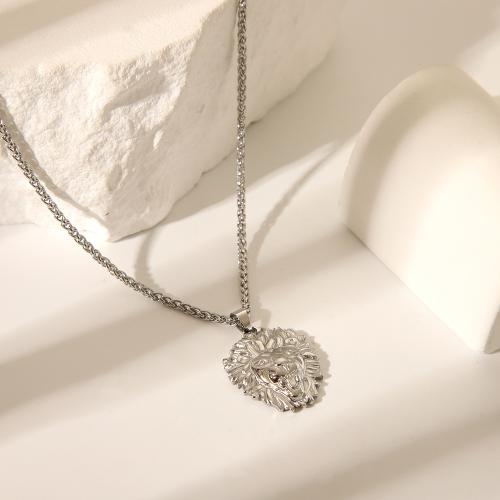 Stainless Steel Jewelry Necklace 304 Stainless Steel polished fashion jewelry & Unisex original color Sold By PC