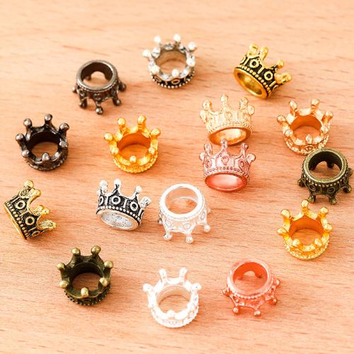 Zinc Alloy Jewelry Beads Crown plated DIY Sold By Bag