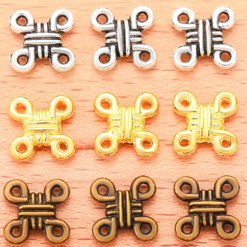 Zinco-Alloy-Connettore, lega in zinco, placcato, DIY & anello del connettore 2/2, nessuno, 12x12mm, 100PC/borsa, Venduto da borsa