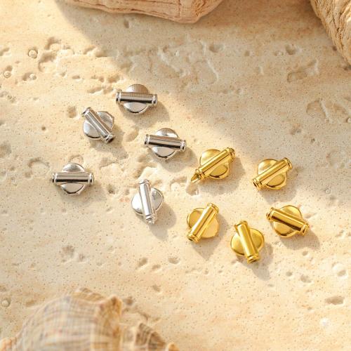 Edelstahl-Beads, 304 Edelstahl, DIY, keine, 8x10mm, 10PCs/Tasche, verkauft von Tasche