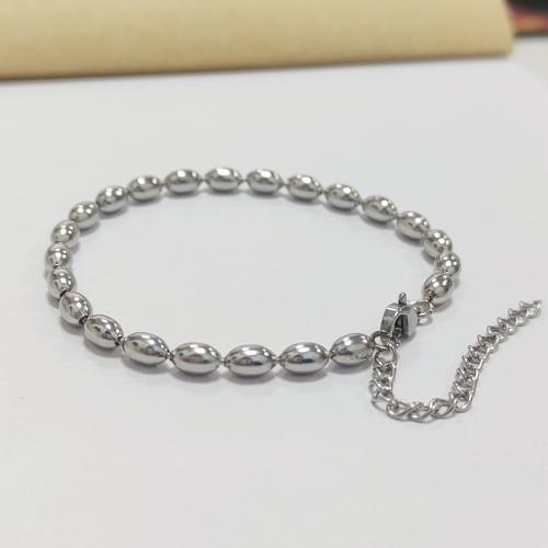 Pulseira  de jóias de aço inox, Aço inoxidável 304, with 5CM extender chain, banhado, para mulher, Mais cores pare escolha, comprimento 17.5 cm, vendido por PC