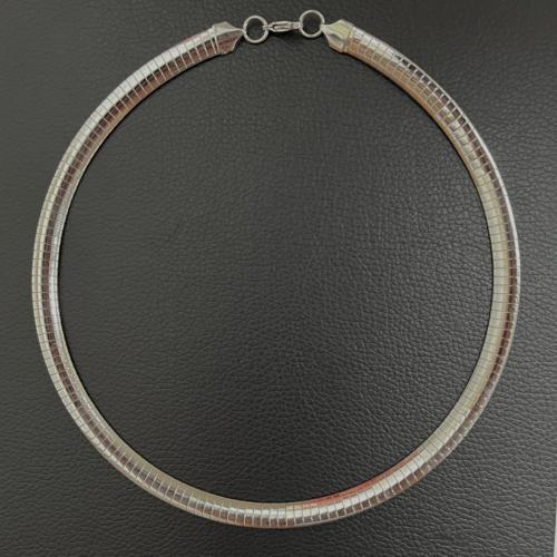 Collar Necklace 304 Stainless Steel silver color plated & for woman Length 47 cm Sold By PC