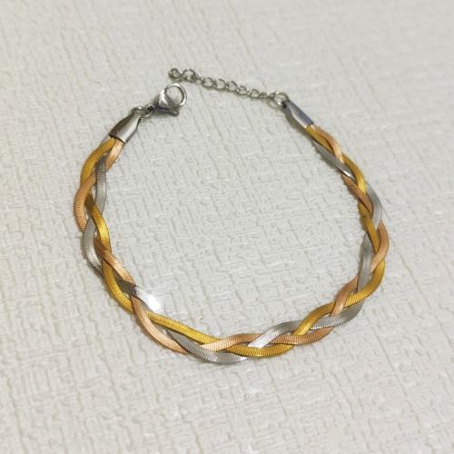 Stainless Steel Jewelry Bracelet 304 Stainless Steel plated DIY Sold By PC