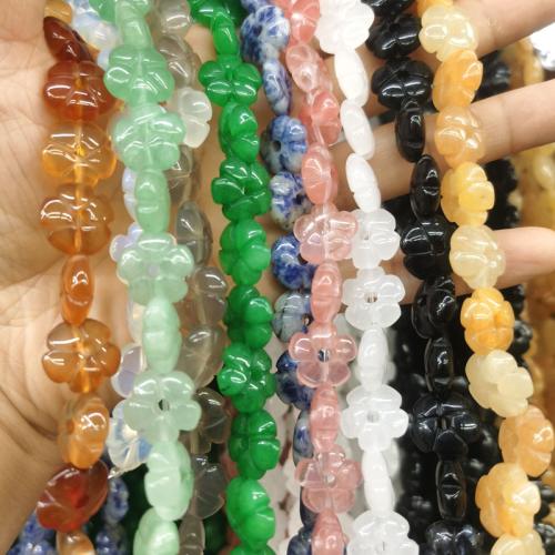 Gemstone Jewelry Beads Natural Stone Flower DIY Approx Sold By Strand