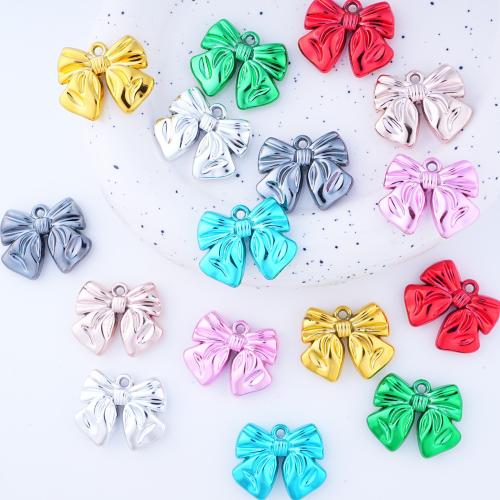 Acrylic Pendants Bowknot DIY Approx 3mm Sold By Bag