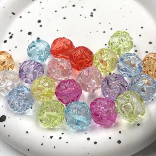 Transparent Acrylic Beads DIY 16mm Approx 2.5mm Approx Sold By Bag