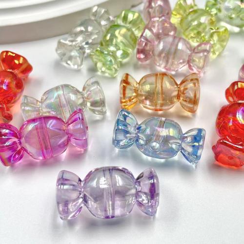 Plated Acrylic Beads Candy DIY Approx 3mm Approx Sold By Bag