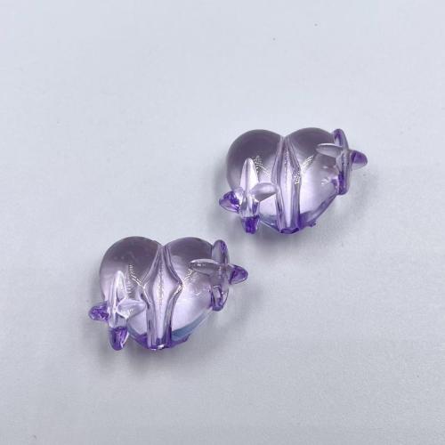 Transparent Acrylic Beads Heart DIY Approx 2.5mm Approx Sold By Bag