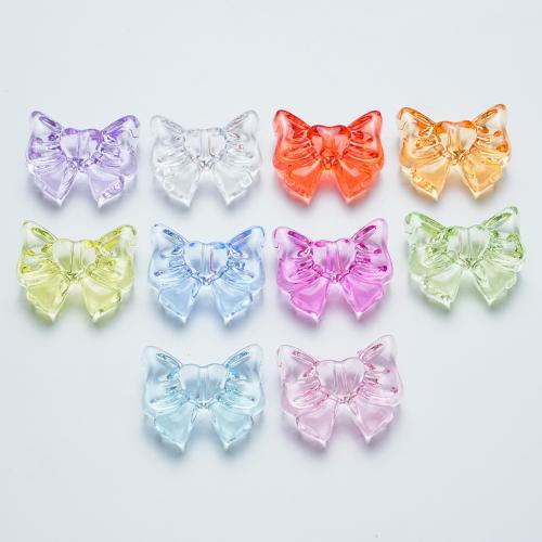 Transparent Acrylic Beads Bowknot DIY Approx Sold By Bag