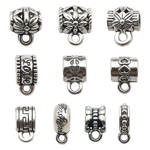 Zinc Alloy Bail Beads plated DIY Sold By Bag